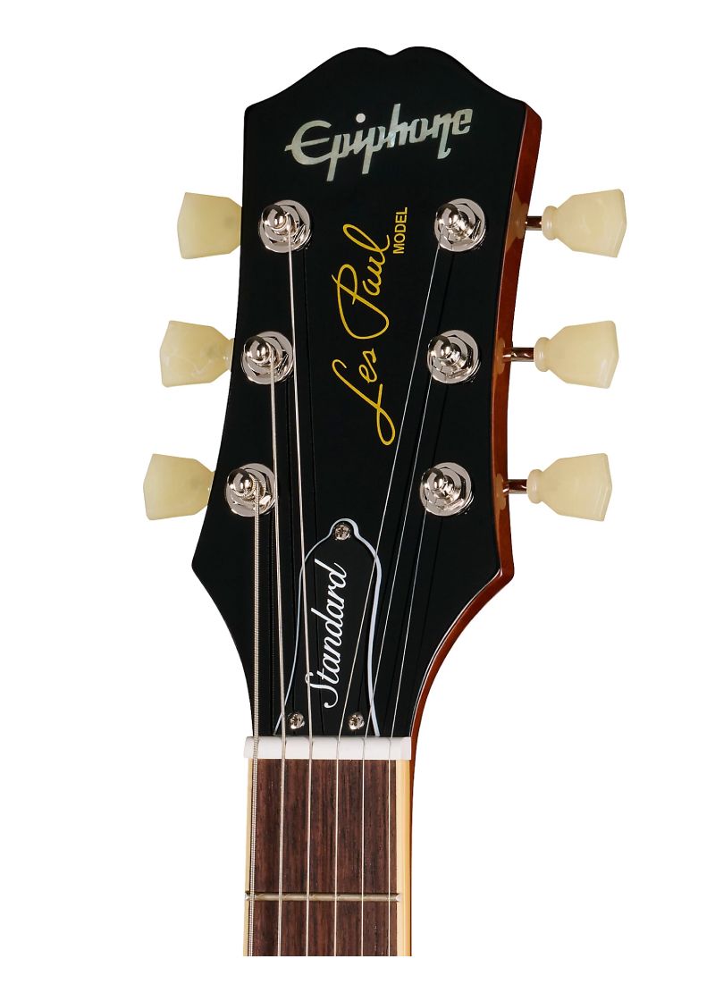 epiphone les paul standard '50s electric guitar metallic gold Guitarra eléctrica Epiphone Les Paul Standard 50s Metallic Gold detalle del diapasón
