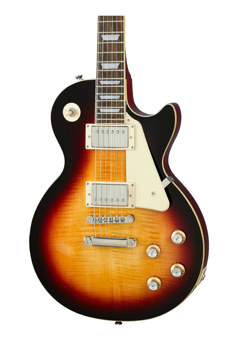 epiphone les paul standard '60s electric guitar Guitarra eléctrica Epiphone Les Paul Standard 60s detalle del cuerpo Bourbon Burst