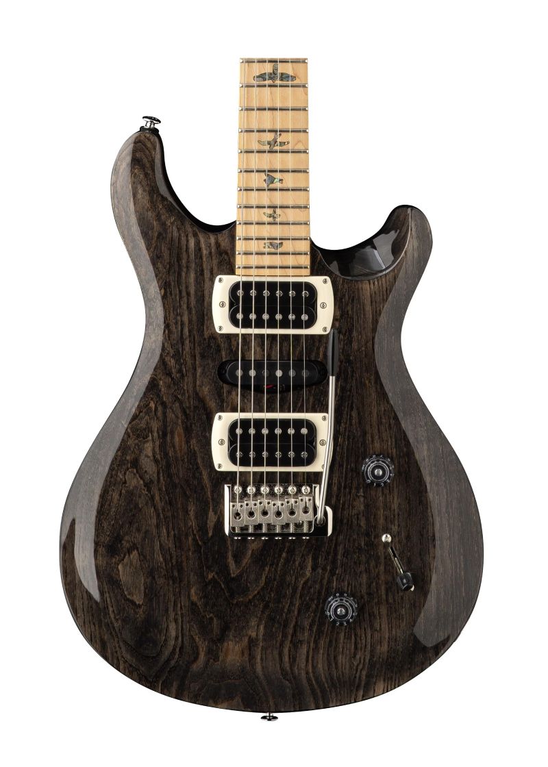 prs se swamp ash special electric guitar Guitarra eléctrica PRS SE Swamp Ash Special detalle del cuerpo de swamp ash Charcoal