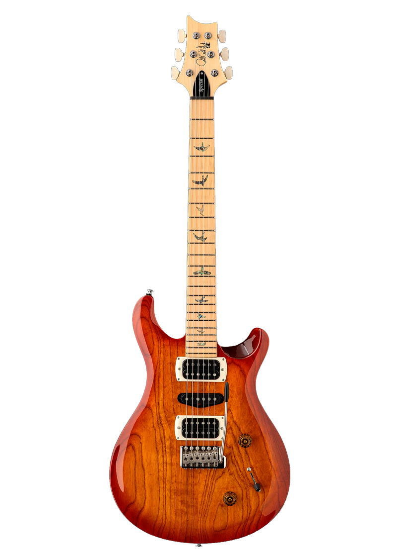 Guitarra eléctrica PRS acabado sunburst ámbar