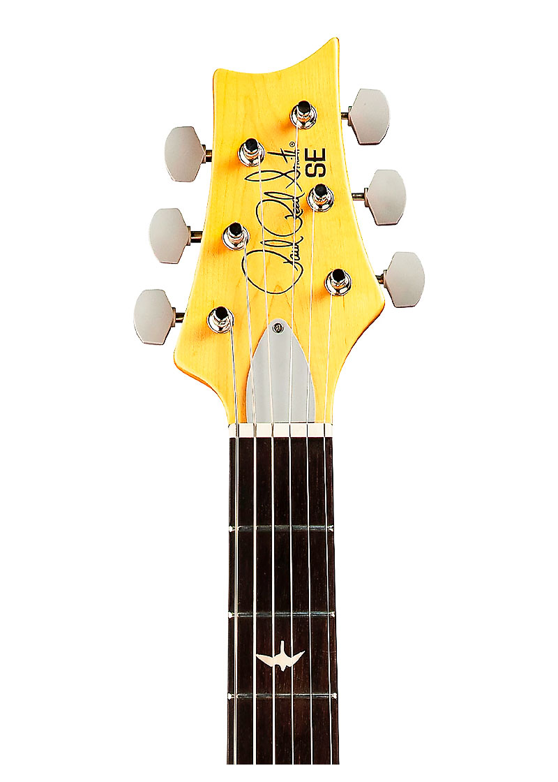 prs se silver sky electric guitar 4 Guitarra eléctrica PRS SE Silver Sky detalle del diapasón