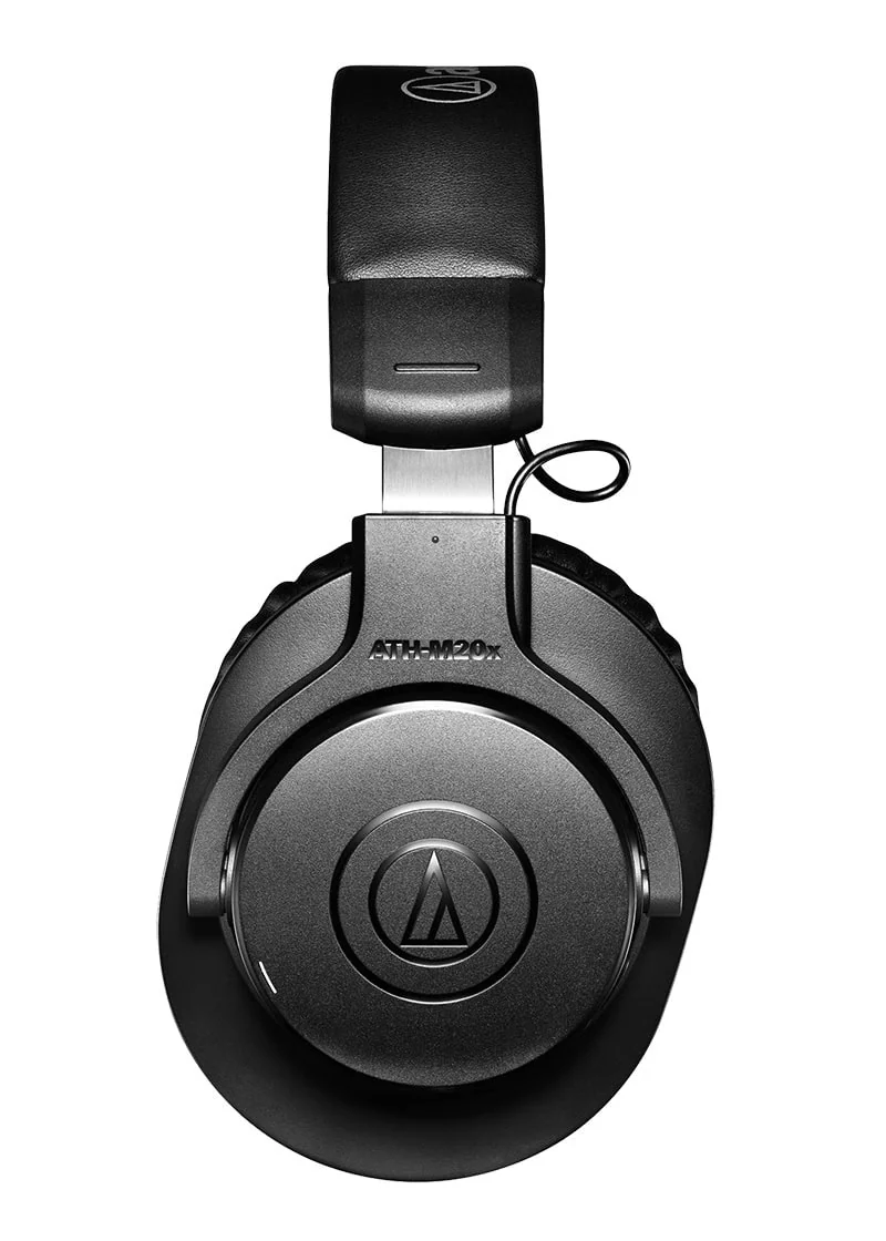 Audífonos Audio-Technica ATH-M20xBT vista lateral de los auriculares