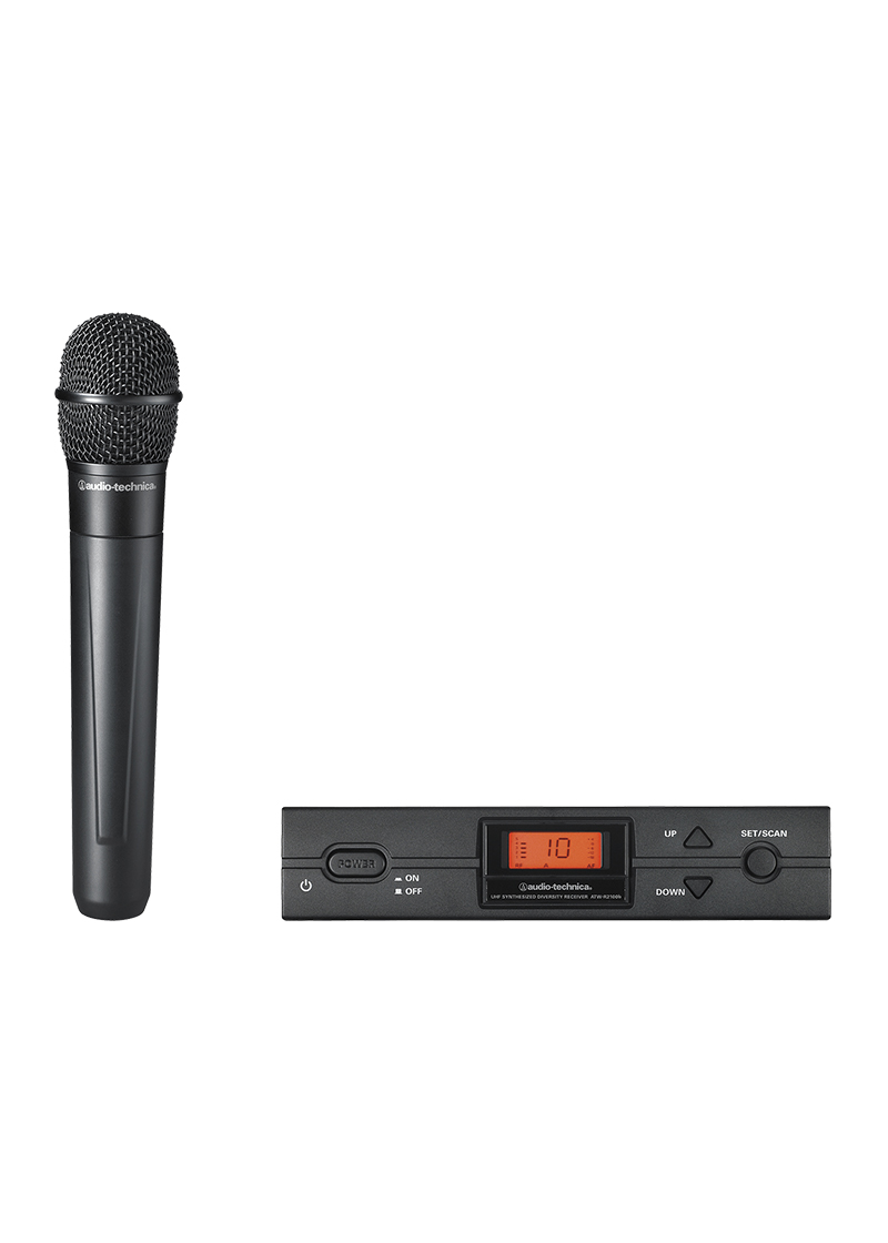audio technica atw 2120bi 2000 series wireless handheld microphone system