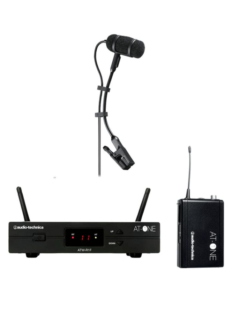 Pack de Sistema inalámbrico Audio-Technica ATW-11 con micrófono PRO35cW vista frontal