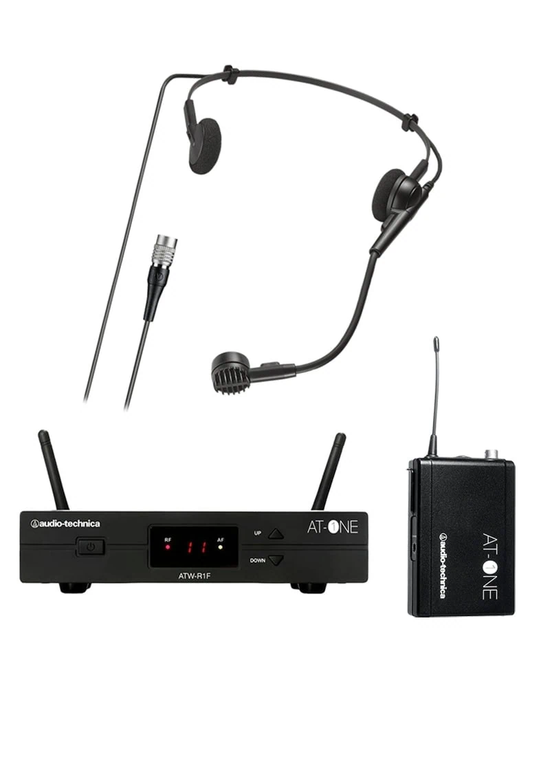 Audio-Technica ATW-1101 sistema inalámbrico con micrófono de diadema PRO8HECW
