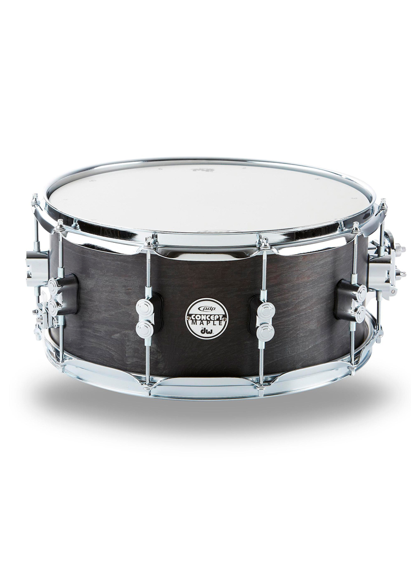 pdp black wax maple snare drum 14'