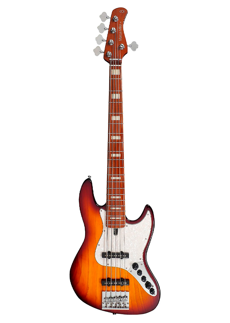 sire marcus miller v8 5 5 string electric bass tobacco sunburst