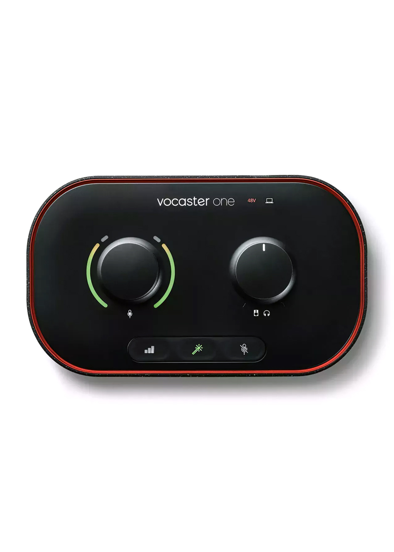 focusrite vocaster one podcasting interface