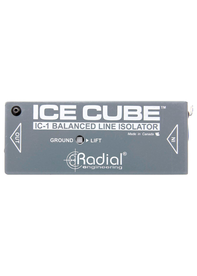 radial engineering icecube ic 1 balanced line isolator and hum eliminator