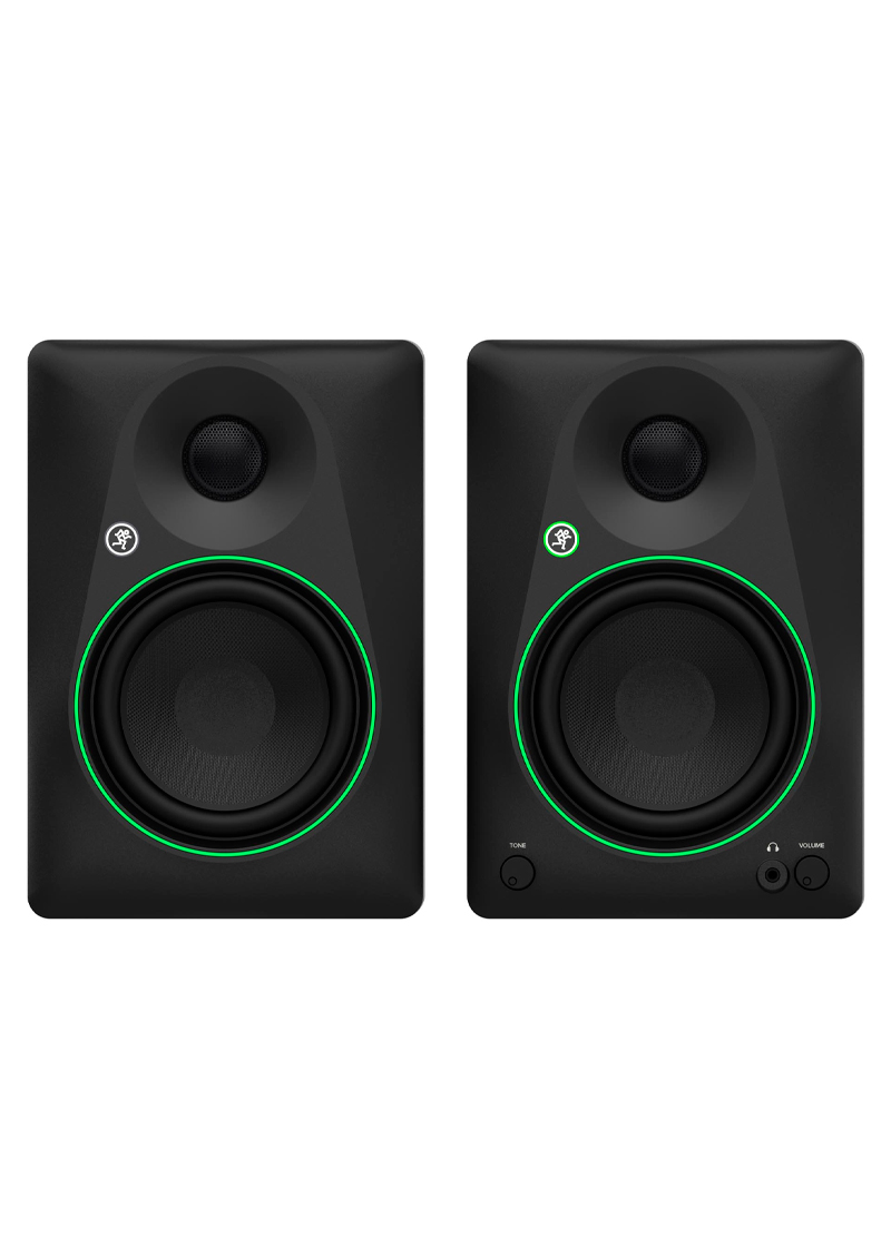 mackie cr5bt 5.25" powered studio monitors with tone control and bluetooth (pair)