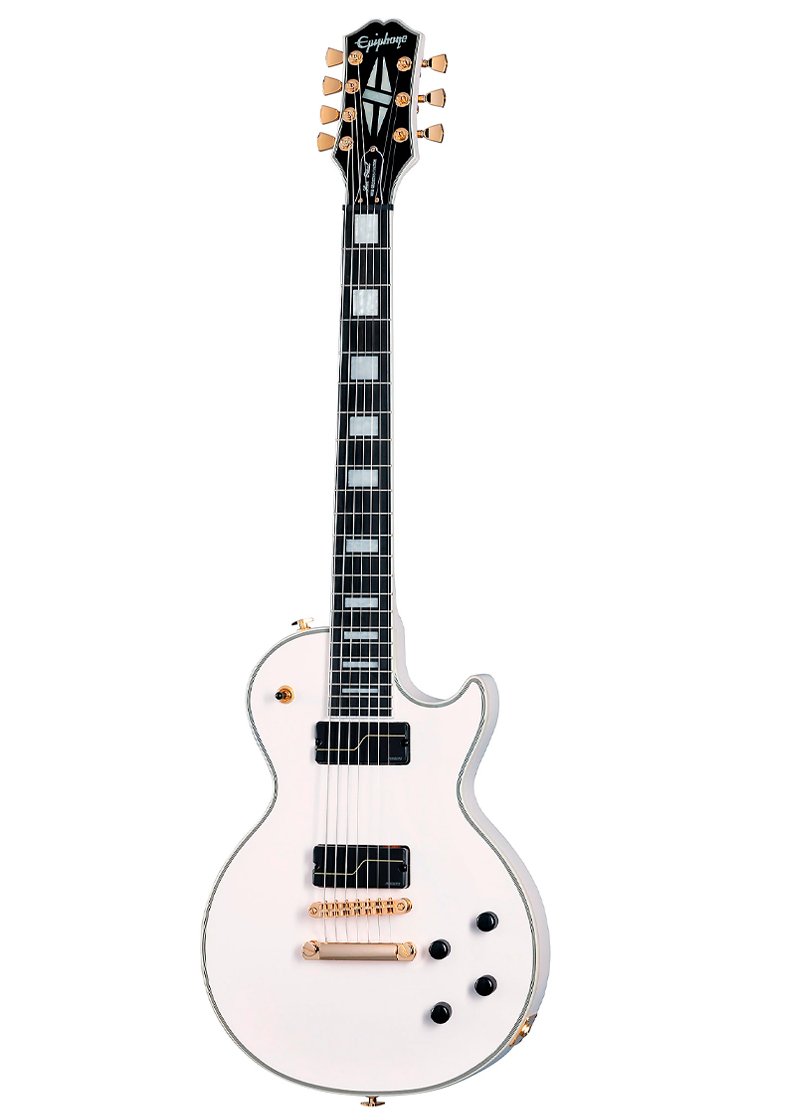 epiphone matt heafy les paul custom origins 7 string electric guitar