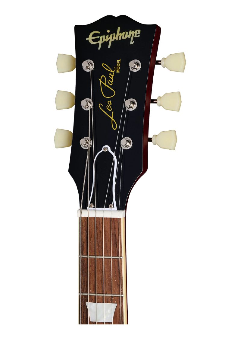 epiphone inspired by gibson custom 1959 les paul standard electric guitar Guitarra eléctrica Epiphone 1959 Les Paul Standard detalle del diapasón