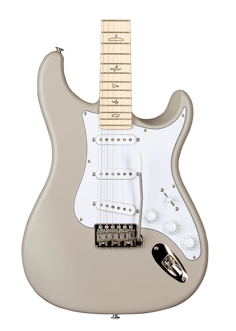 prs silver sky with maple fretboard electric guitar Guitarra eléctrica PRS Silver Sky detalle del cuerpo Moc Sand Satin