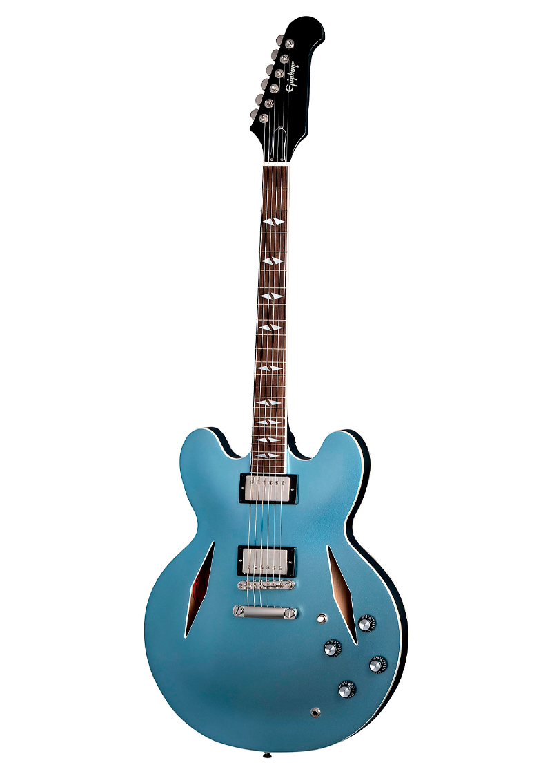 epiphone dave grohl dg 335 semi hollow electric guitar pelham blue