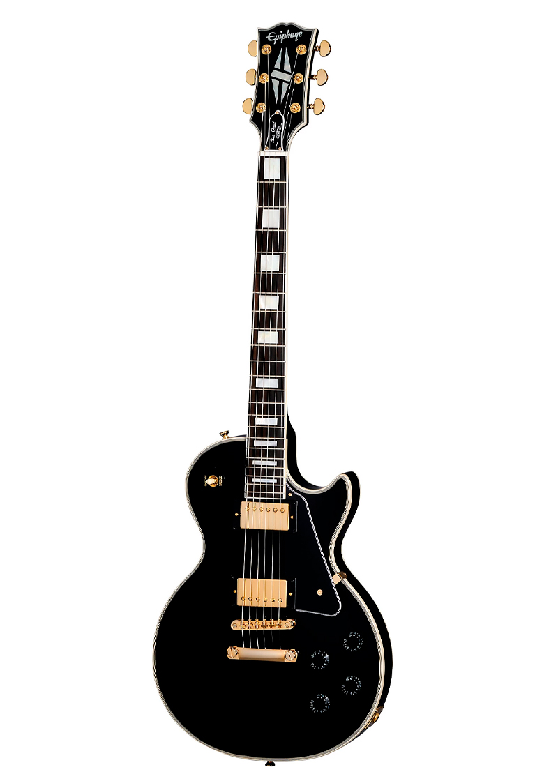 epiphone inspired by gibson custom les paul custom electric guitar