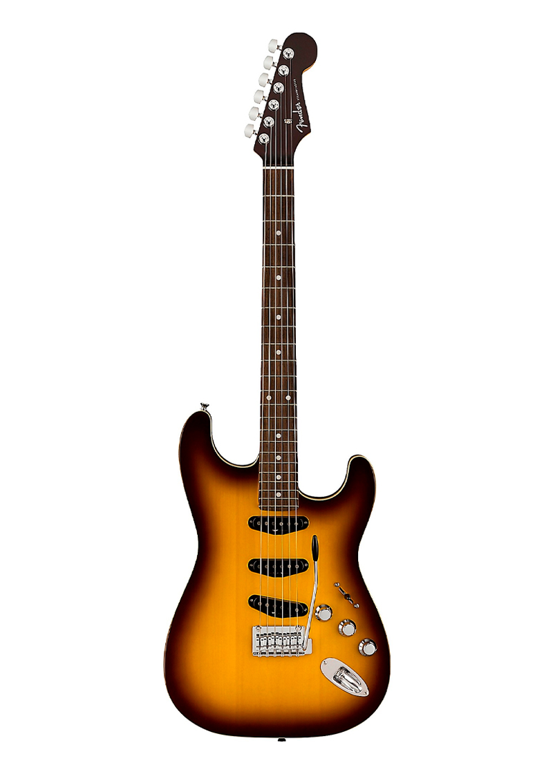 fender aerodyne special stratocaster with rosewood fingerboard electric guitar chocolate burst