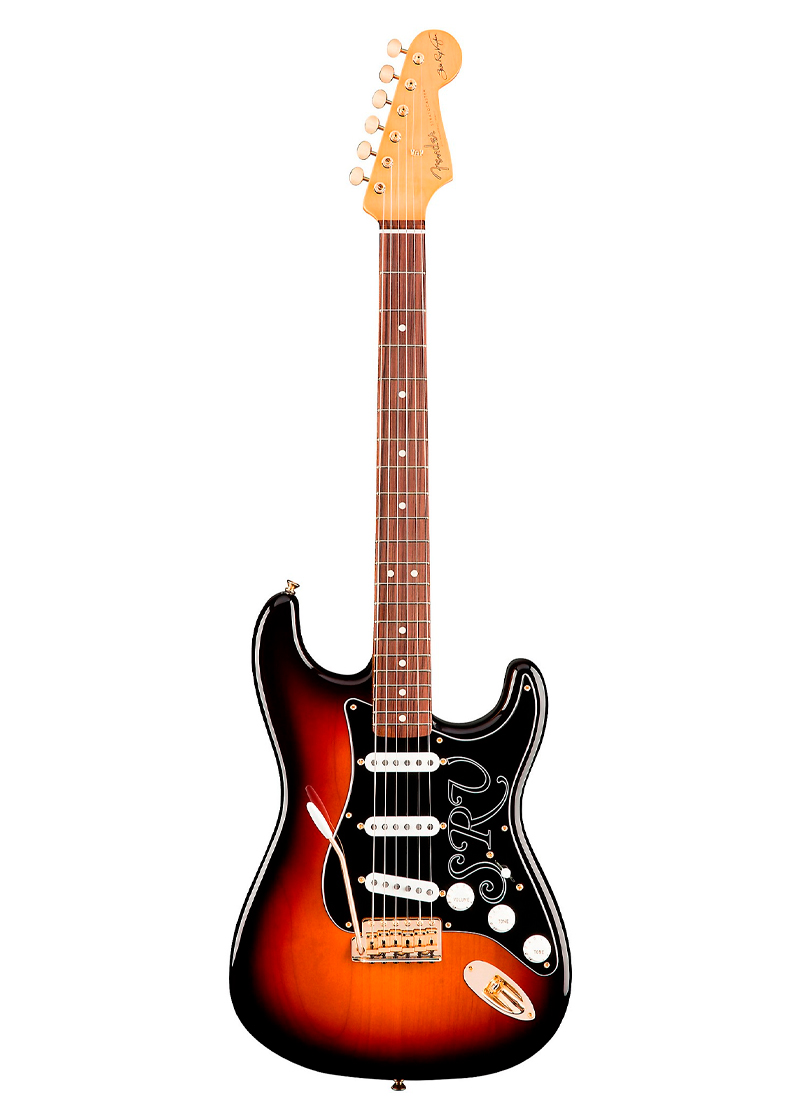 fender artist series stevie ray vaughan stratocaster electric guitar 3 color sunburst