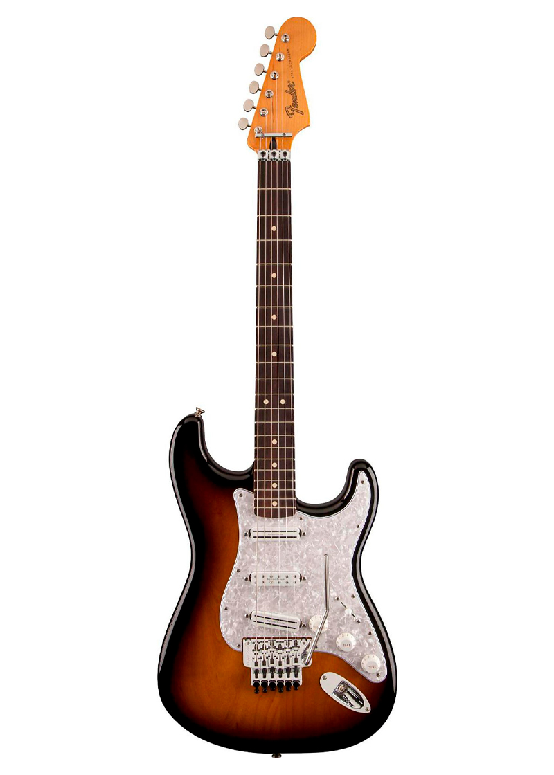 fender dave murray signature hhh stratocaster electric guitar 2 color sunburst