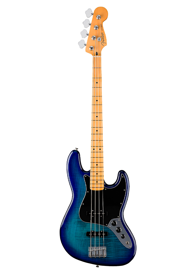 Bajo eléctrico Fender Player II Jazz Bass Plus Top Blue Burst vista frontal