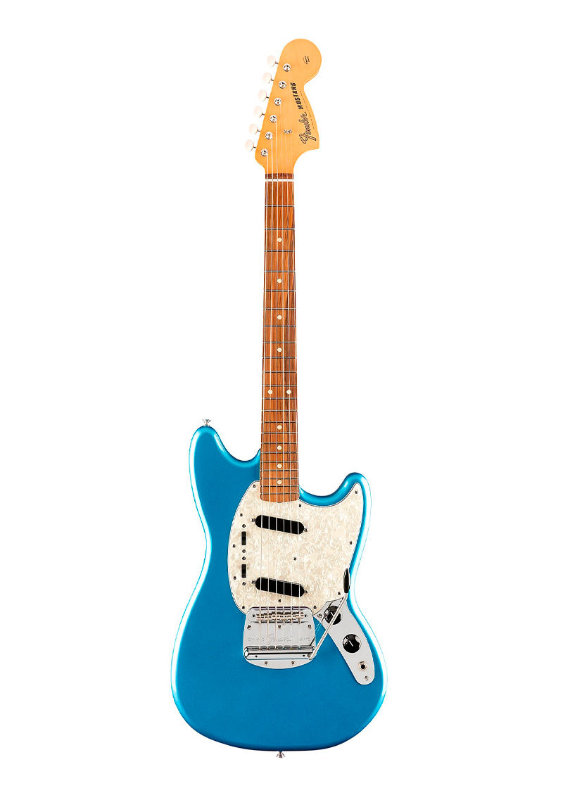 fender vintera '60s mustang electric guitar lake placid blue