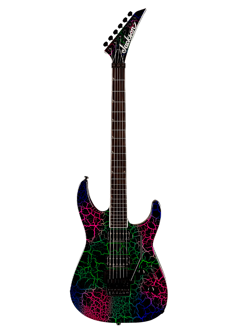 jackson pro plus series soloist sl2 electric guitar bruised crackle