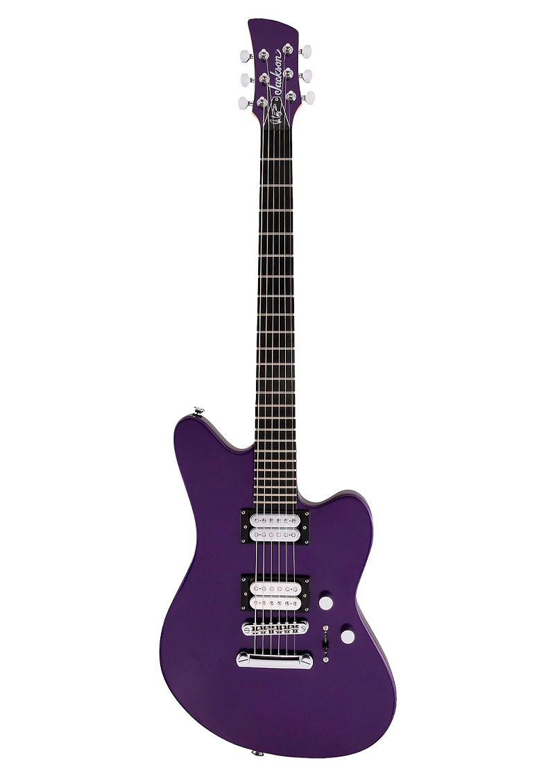 jackson pro series signature rob caggiano shadowcaster electric guitar purple metallic