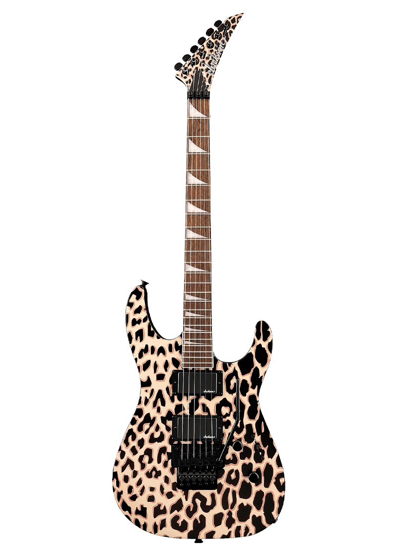 jackson x series slx dx leopard electric guitar leopard
