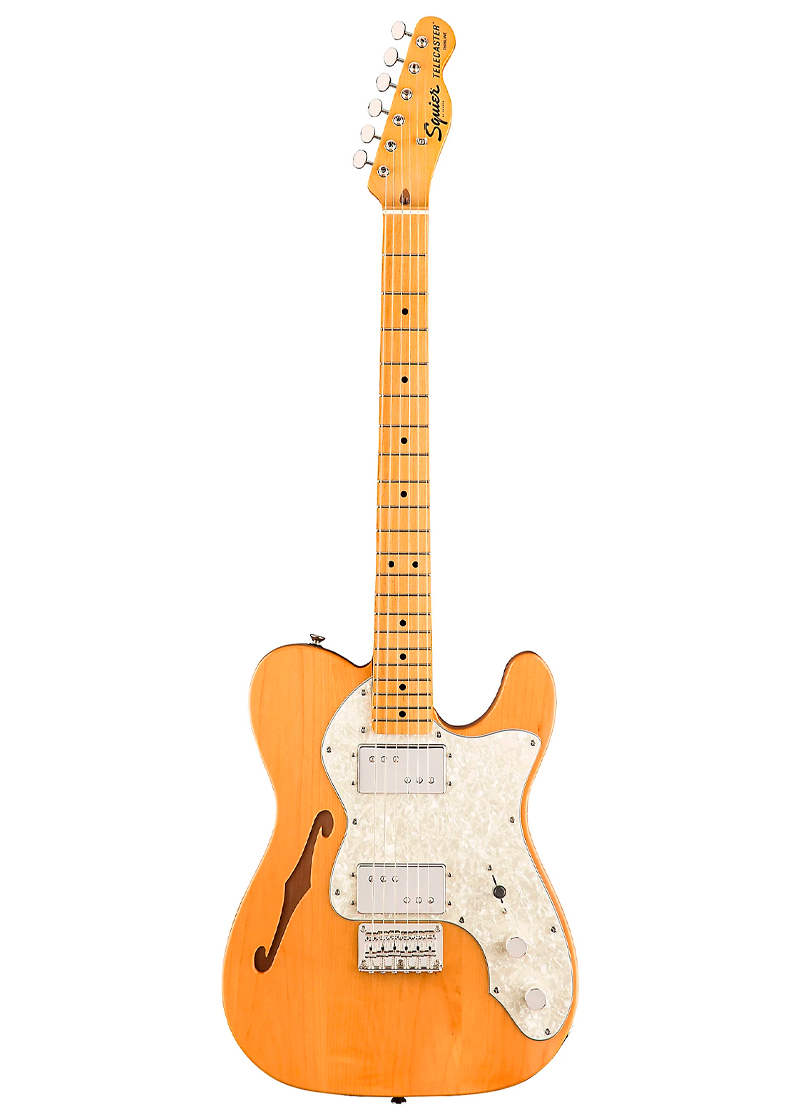 Guitarra eléctrica Squier Classic Vibe 70s Telecaster Thinline Maple Natural vista frontal