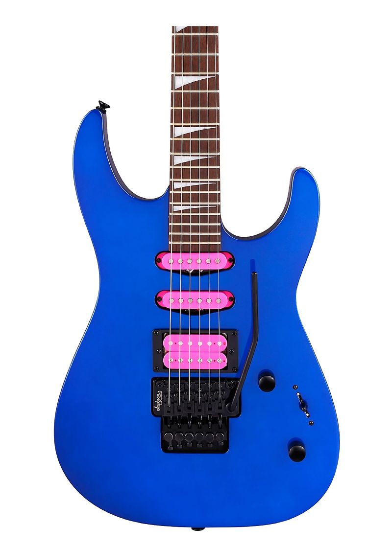 jackson x series dinky dk3xr hss electric guitar Guitarra eléctrica Jackson X Series Dinky DK3XR HSS detalle del cuerpo Cobalt Blue