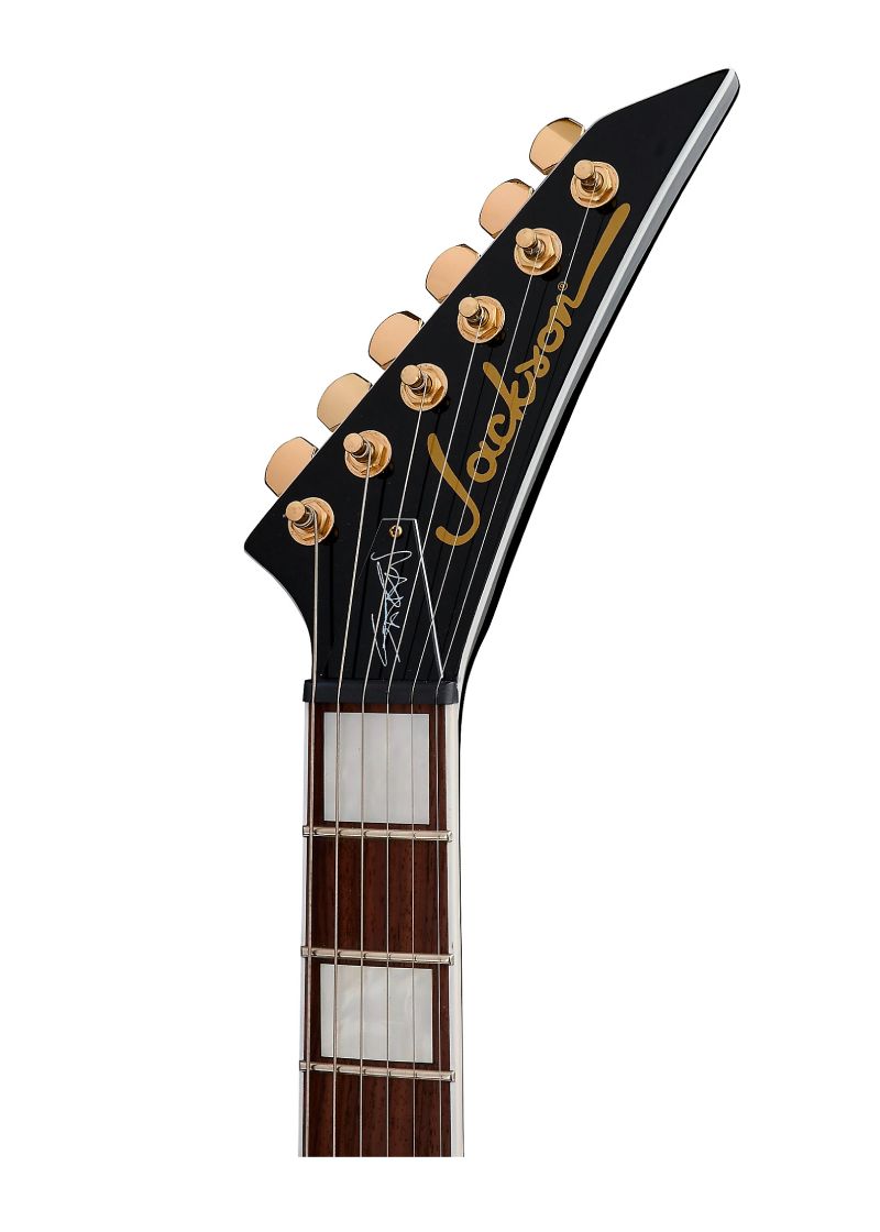 jackson x series signature scott ian king v kvxt electric guitar black Guitarra eléctrica Jackson X Series Signature Scott Ian King V KVXT detalle del diapasón