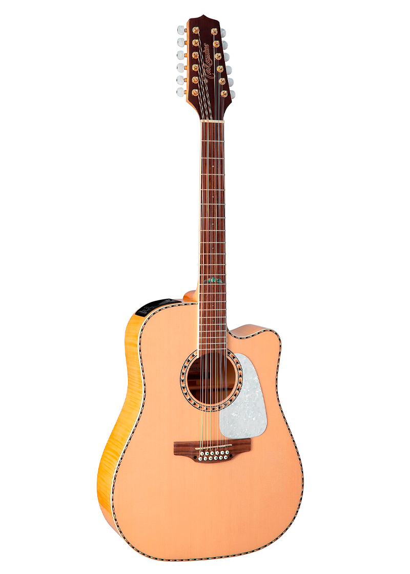takamine gd74ce 12 string dreadnought acoustic electric guitar natural