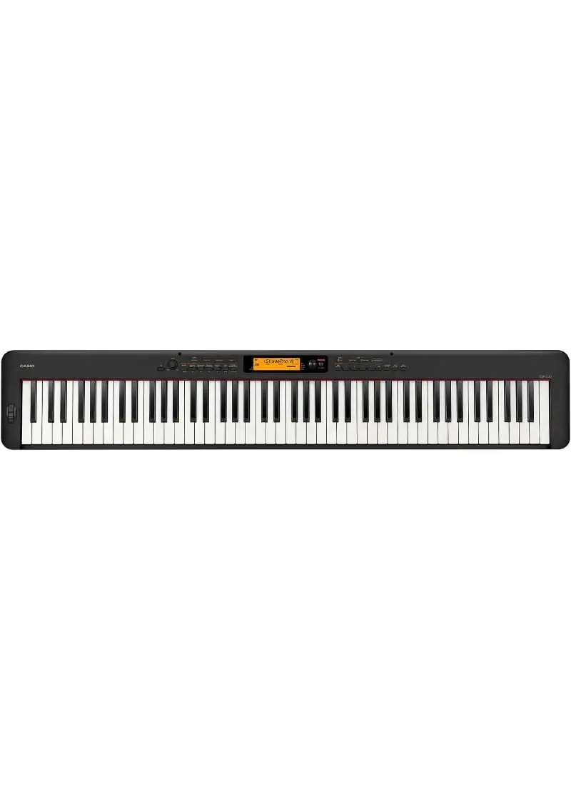 Casio CDP-S360 Compact Digital Piano Black vista frontal