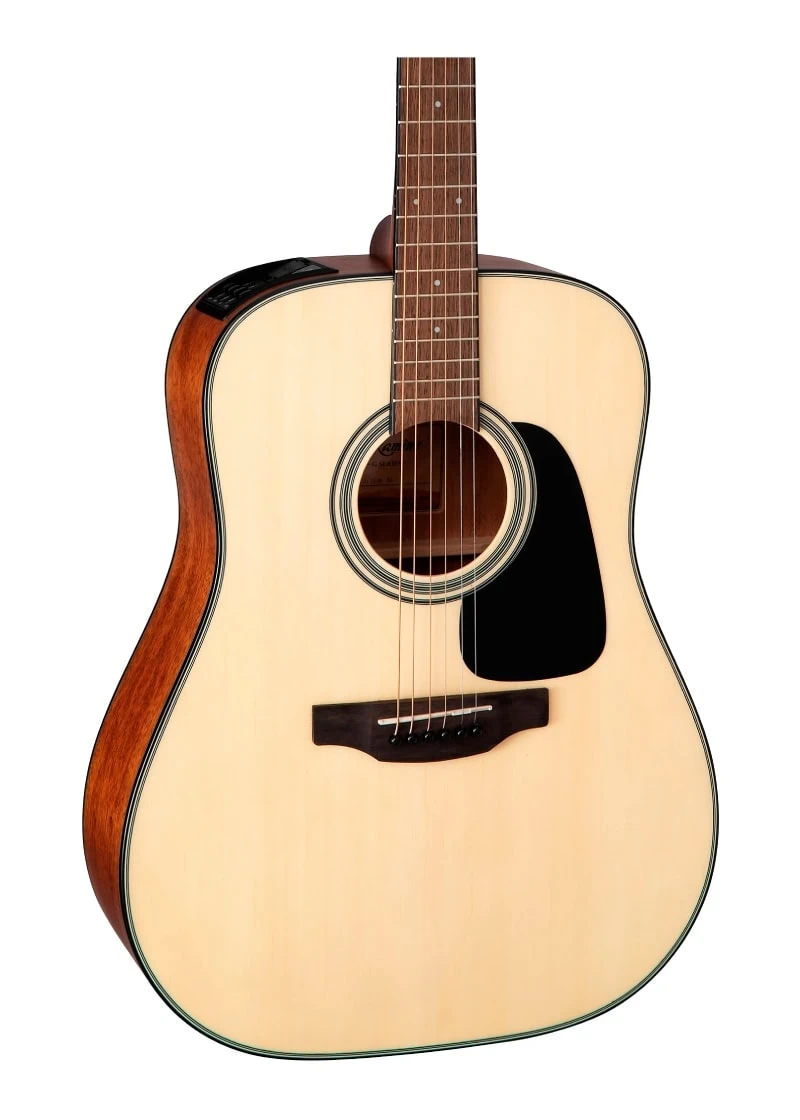takamine gld12e ns dreadnought acoustic electric guitar natural satin Guitarra electroacústica Takamine GLD12E NS detalle del cuerpo.