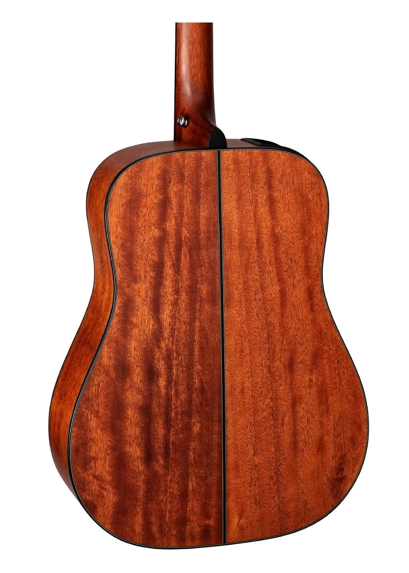 takamine gld12e ns dreadnought acoustic electric guitar natural satin Guitarra electroacústica Takamine GLD12E NS vista posterior.