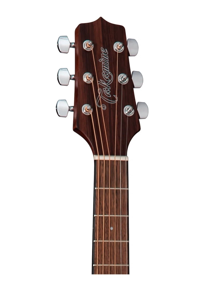 takamine gld12e ns dreadnought acoustic electric guitar natural satin Guitarra electroacústica Takamine GLD12E NS detalle del diapasón.