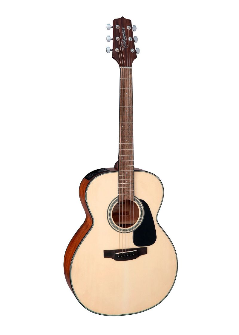 Guitarra electroacústica Takamine GLN12E Natural Satin vista frontal.