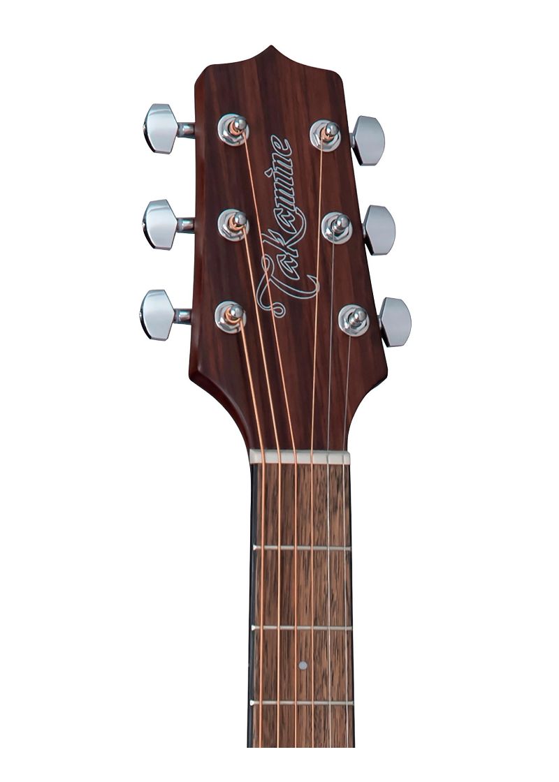takamine gln12e nex acoustic electric guitar natural satin Guitarra electroacústica Takamine GLN12E Natural Satin detalle del diapasón.