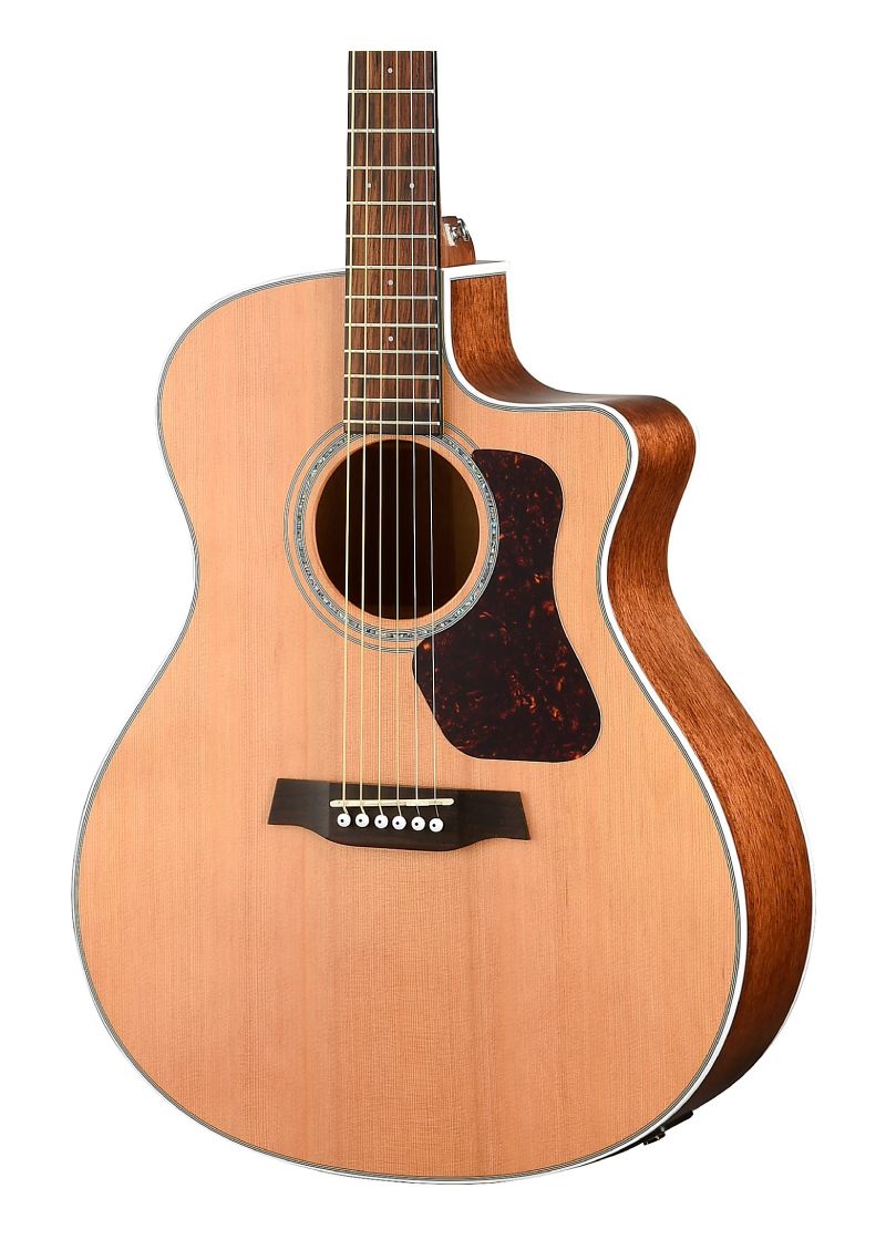 walden natura all solid cedar/mahogany grand auditorium acoustic cutaway electric satin natural Guitarra electroacústica Walden Natura All-Solid Cedar Mahogany detalle del cuerpo