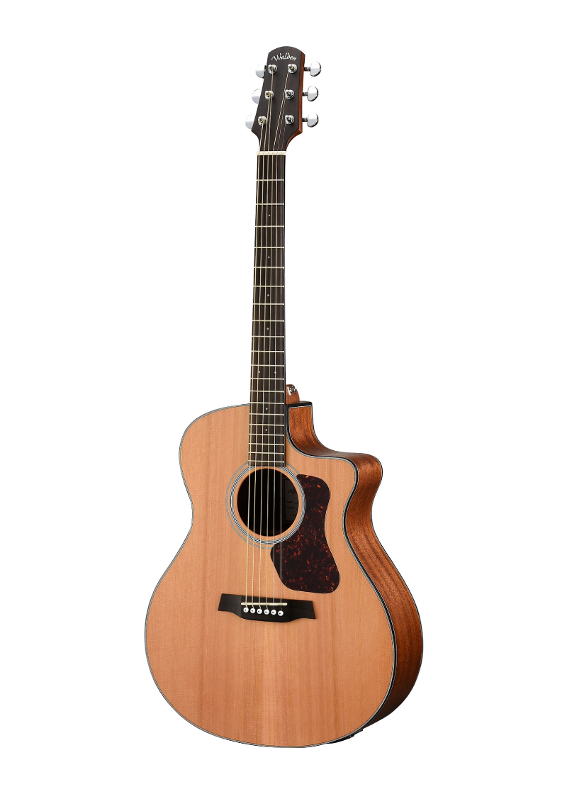 Guitarra electroacústica Walden Natura Solid Cedar Top Grand Auditorium vista frontal