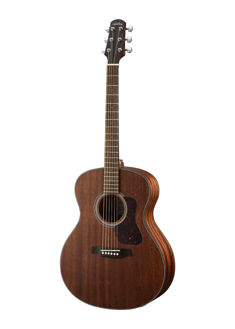 Guitarra electroacústica Walden Natura Solid Mahogany Top Grand Auditorium vista frontal