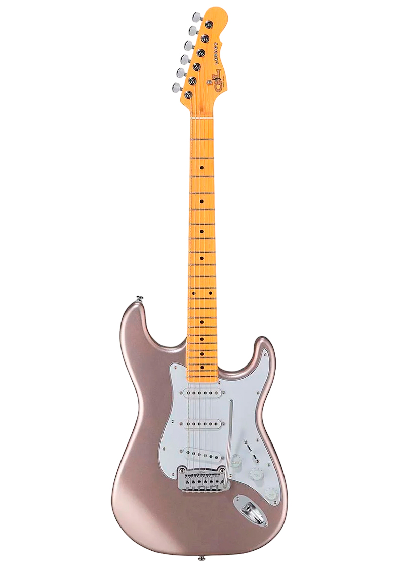 g&l tribute legacy electric guitar shoraline gold