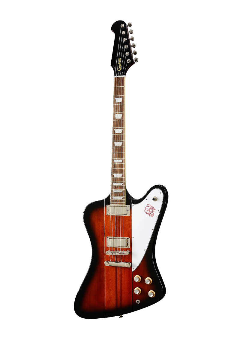 epiphone firebird electric guitar vintage sunburst