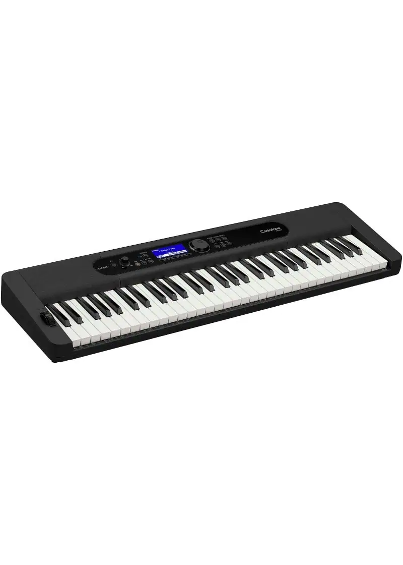 casio casiotone ct s400 61 key portable keyboard + adapter Casio Casiotone CT-S400 61-Key Portable Keyboard + Adapter vista lateral