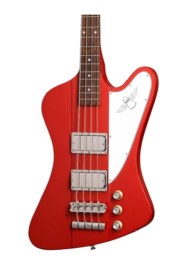 epiphone thunderbird '64 bass Bajo eléctrico Epiphone Thunderbird '64 detalle del cuerpo Ember Red