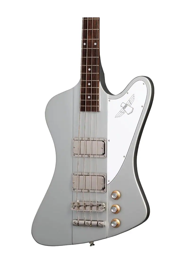 epiphone thunderbird '64 bass Bajo eléctrico Epiphone Thunderbird '64 detalle del cuerpo Silver Mist