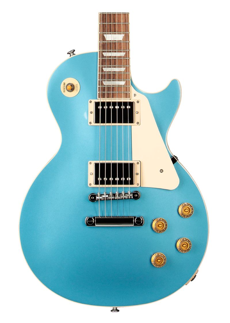 gibson les paul standard '50s plain top electric guitar Guitarra eléctrica Gibson Les Paul Standard 50s detalle del cuerpo Plain Top Pelham Blue