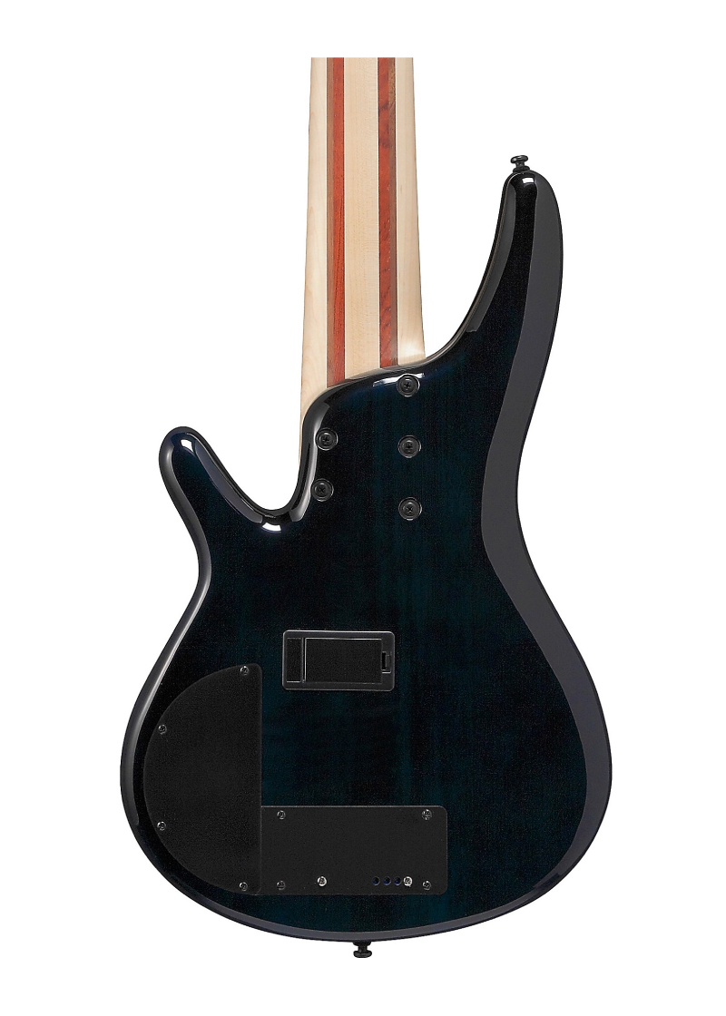 ibanez bass workshop sras7 7 string electric bass cosmic blue starburst Bajo eléctrico Ibanez SRAS7 Cosmic Blue Starburst vista posterior