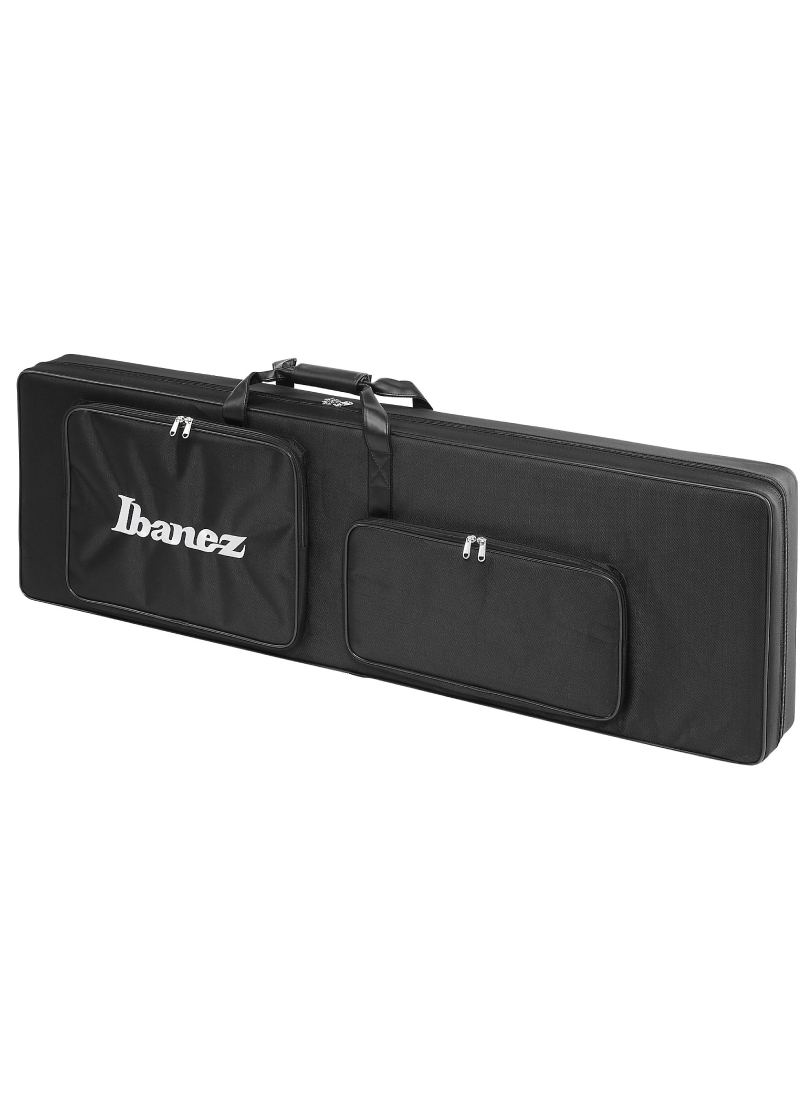 ibanez btb806ms 6 string multi scale electric bass transparent gray flat Estuche negro Ibanez para Bajo eléctrico