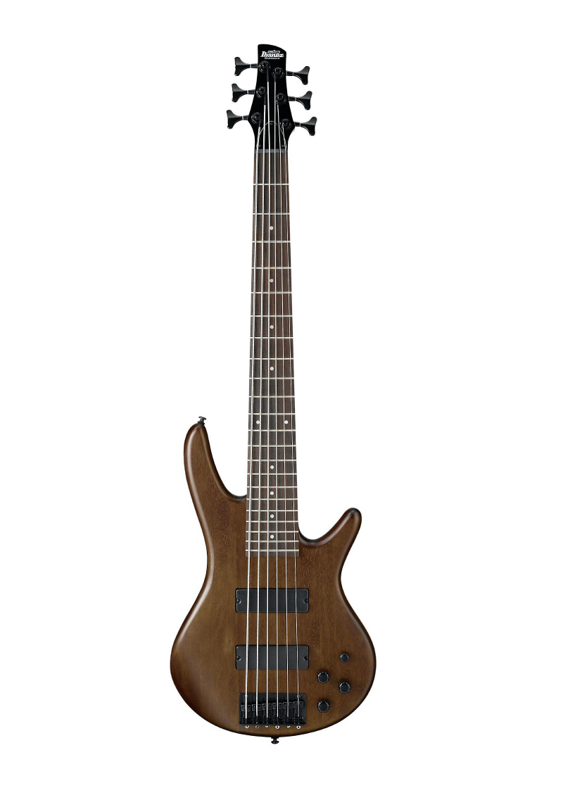 Bajo eléctrico Ibanez GSR206 Flat Walnut vista frontal