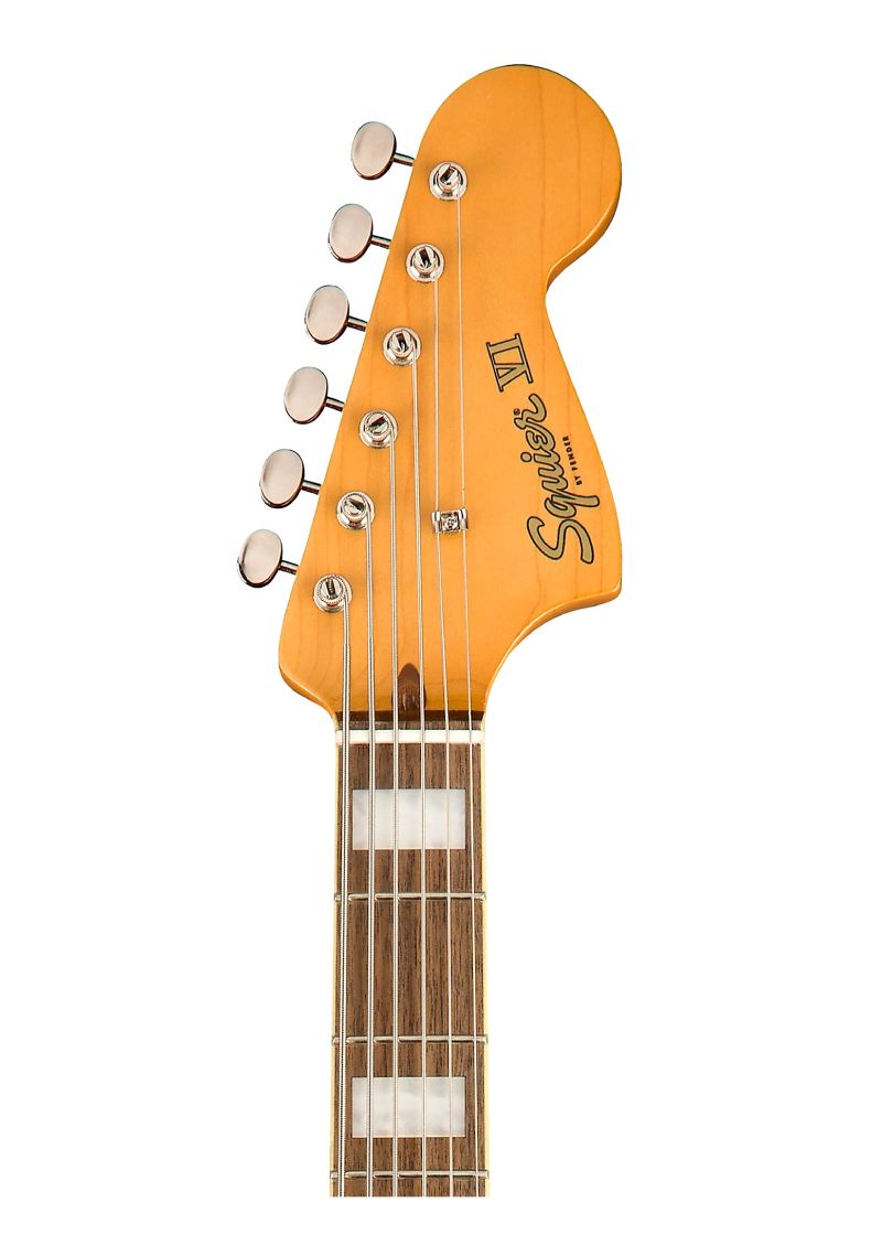 squier classic vibe bass vi guitar Bajo eléctrico Squier Classic Vibe Bass VI Guitar detalle del diapasón